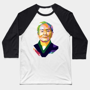 Gichin Funakoshi Popar Uncurve Baseball T-Shirt